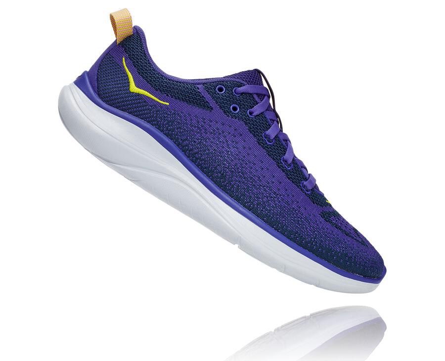 Hoka One One Koşu Ayakkabısı Kadın Mavi/Beyaz - Hupana Flow - XE6732940